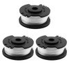 Pack of 3 replacement thread spools for Einhell GE-CT 18/28