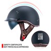 JQF Gear Retro Motorcycle Helmets for Men Women Open Face