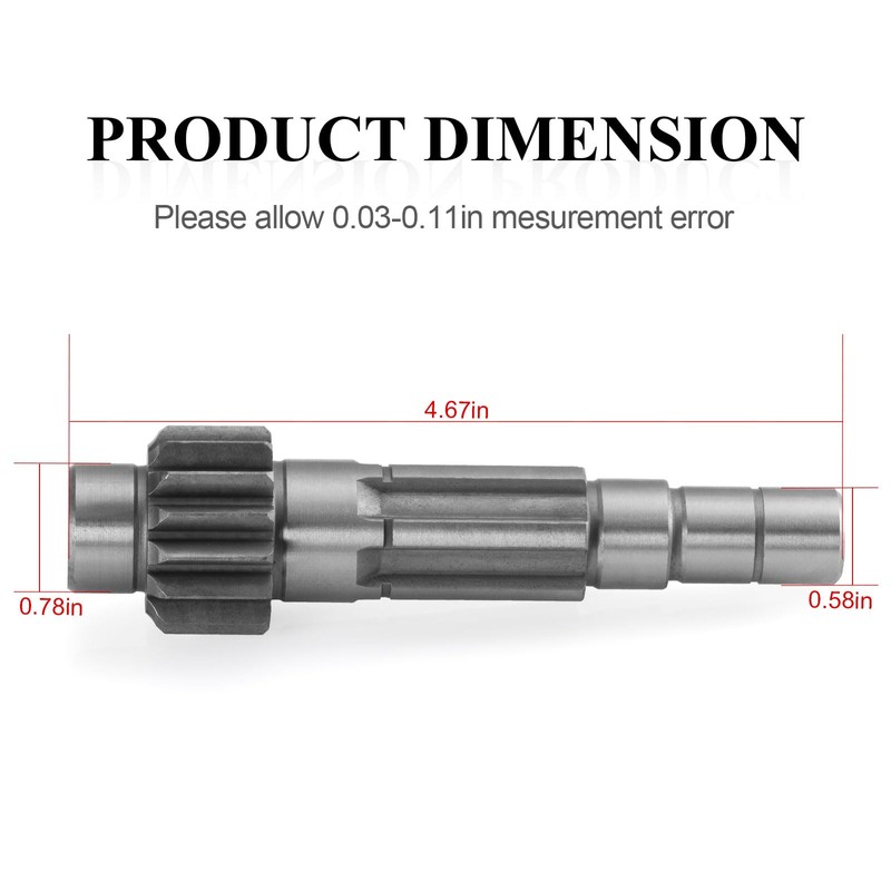 Drive Train Transmission Shaft for Polaris RZR 170 2009-2021 0454324