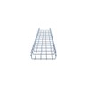 NavePoint Wire Mesh Cable Tray, Electro Zinc Plated, Silver Steel,