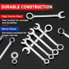 SPEEDWOX Mini Wrench Set Metric SAE Ignition Wrench Sets Open