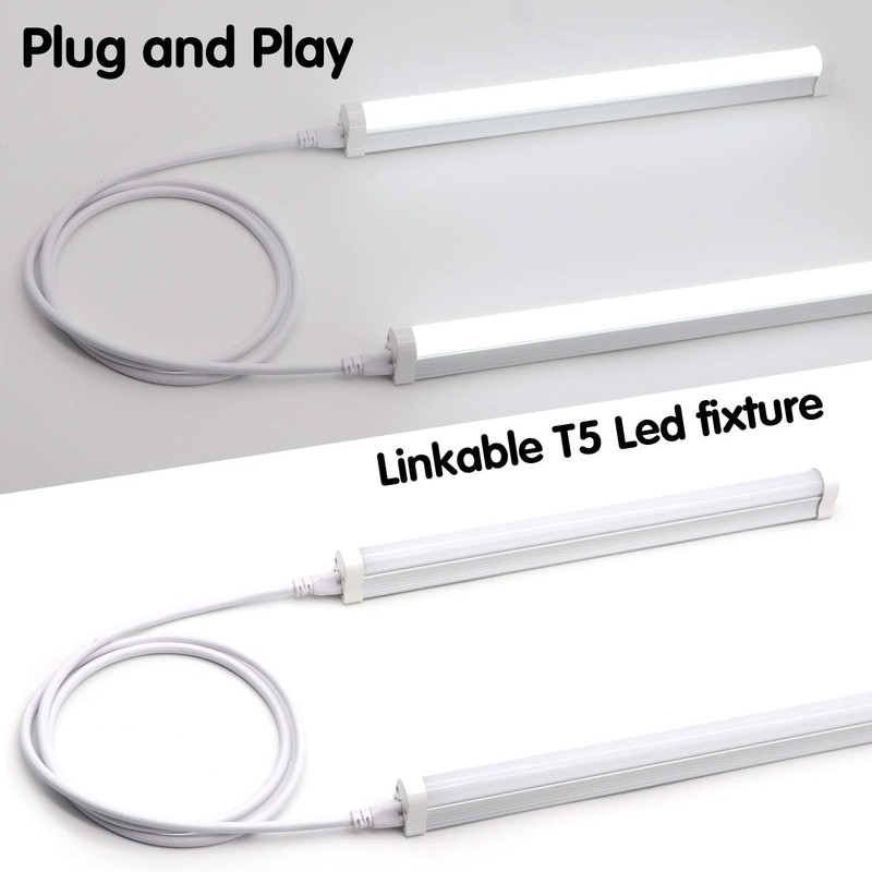 4FT 1.2 Meter T5 T8 LED Tube Light Fixture -Linkable