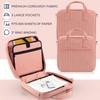 Sturdy 3-Ring Zipper Binder with Shoulder Strap for School –