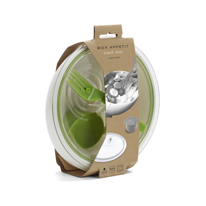 Black+Blum Lunch Bowl | Round Food Meal Prep Carrier Container