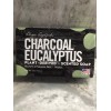 Sugar Soap Works Charcoal Eucalyptus Plant-Derived. Scented Soap:5oz-Vegan