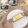 2Pcs Butter & Cheese Slicer Cutter, Stainless Steel Butter Cutter