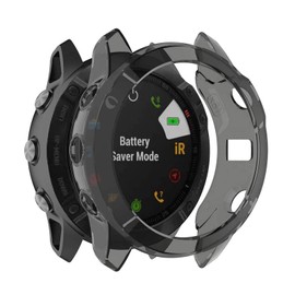 HEYUS for Garmin Fenix 6x/6x Pro/6x Solar Case, Soft PC Protective Cover Bumper Shell Compatible with Garmin Fenix 6x/6x Pro/6x Solar Smartwatch Accessories