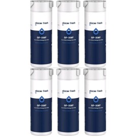 Glacier Fresh Replacement XWF Water Filter, Compatible with GE XWF Refrigerator Filters 6 pack
