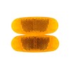 Captain Stag Y-4739 Wheel Reflector, Mini, Amber