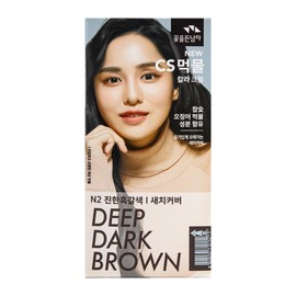 Man with Flowers CS Ink Color Cream N2 Dark Dark Brown / 꽃을든남자 CS 먹물 칼라크림 N2 진한흑갈색