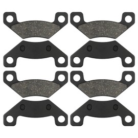 Front & Rear Brake Pads Compatible with John Deere Gator HPX 2004-2008 HPX 4x2 4x4 Trail Gator 2010-2011 Diesel 2010 Gator TX Turf 4PX 2004-2005