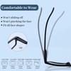 LUFF 4PACK Anti-Blue-Light Reading Glasses - Fashion HD Reader,Reduce Eyestrain