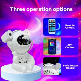 Astronaut Galaxy Projector, Star Projector Night Light with Timer and Remote, Space Projector for Bedroom, Kids Adults Room Decor Aesthetic, Gifts for Christmas Birthdays