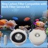 Aolleteau Compatible Foam and Carbon Rings Replacement for Biorb Filter