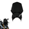 Motorcycle Windshield Deflector with Bracket Double Bubble Windscreen Fit for