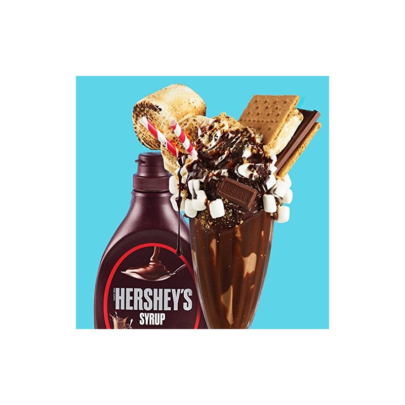 HERSHEY'S Chocolate Syrup, Simply 5, 21.8 Ounce (Pack of 6)