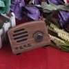 Vintage Bluetooth Speaker Multifunction Innovative Plug in Card Strong Bass