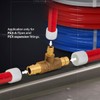 Midline Valve S1228 Monoflow Tee Pipe Fitting for Hydronic Heating