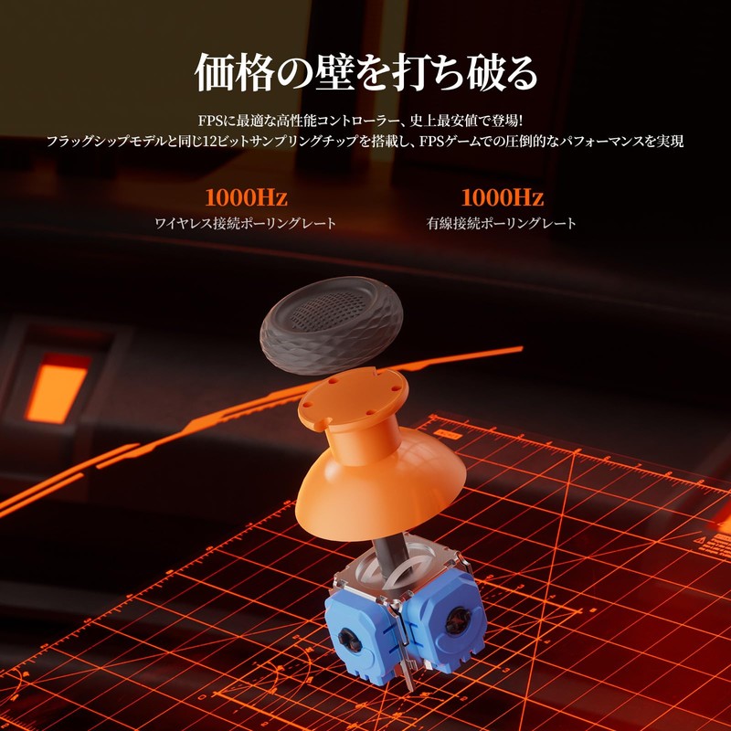 BIGBIG WON PC Controller with Multi-functional LCD Display, Hole Stick,