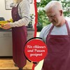 ZOLLNER Apron with Bib 65% Cotton, 35% Polyester, 80 x