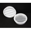 2" Round Plastic Louver Soffit Air Vent Reptile Screen Grille