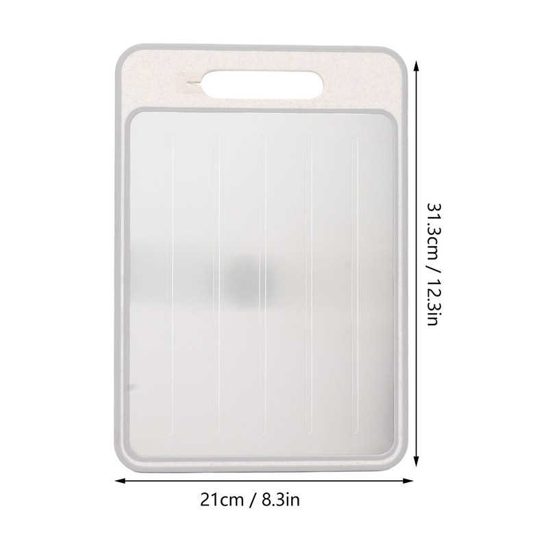 Double Sided Cutting Board Rapid Thawing and Grinding Plate with