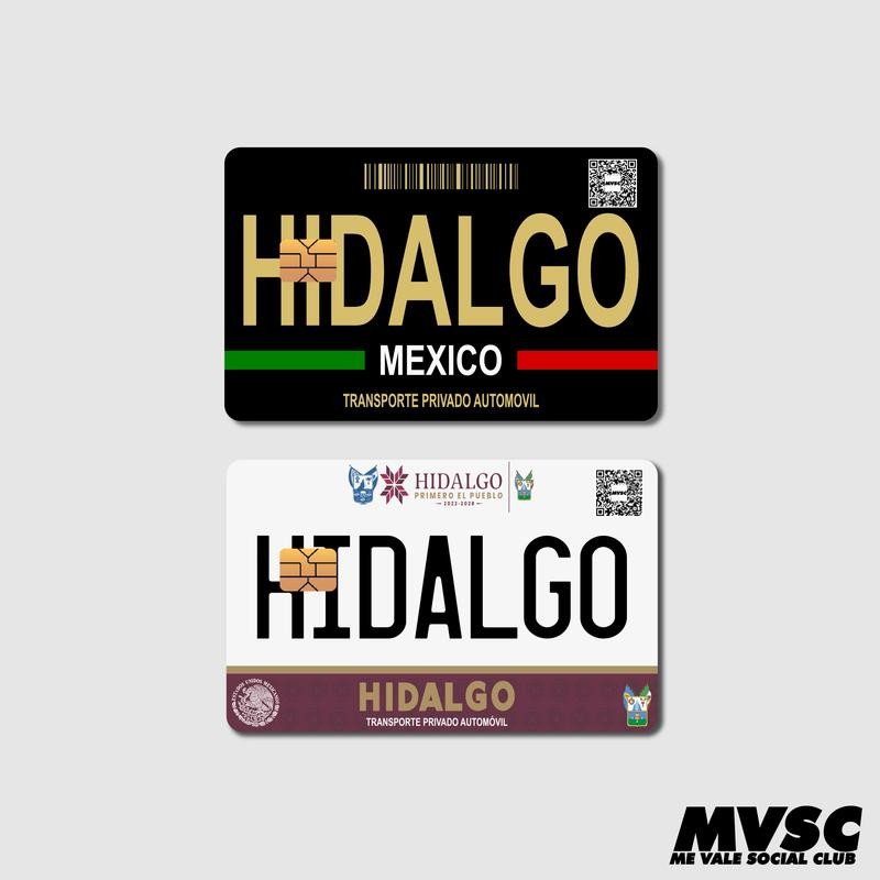 Card Stickers - Mexico Placas (Mexican License Plate) - For