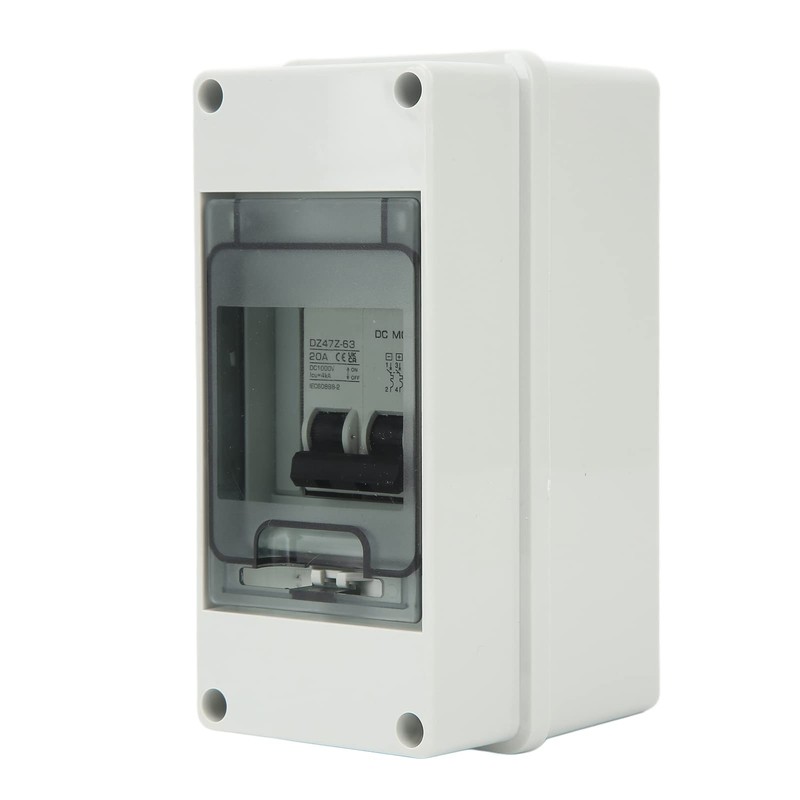 DC Miniature Circuit Breaker, 2 Pole DC1000V 20Amp Isolator with