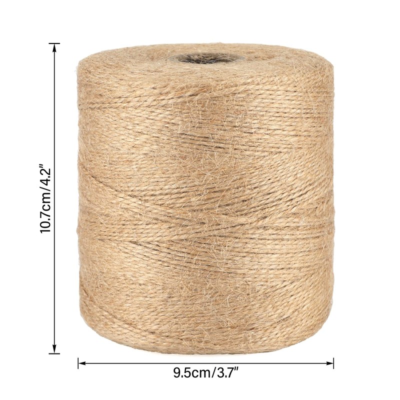 500 Meters Jute Twine Fine String Garden Twine for Decoration
