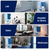 Aphbrada Triple Hygiene Dispenser Sanitation Station with Lid - Tabletop