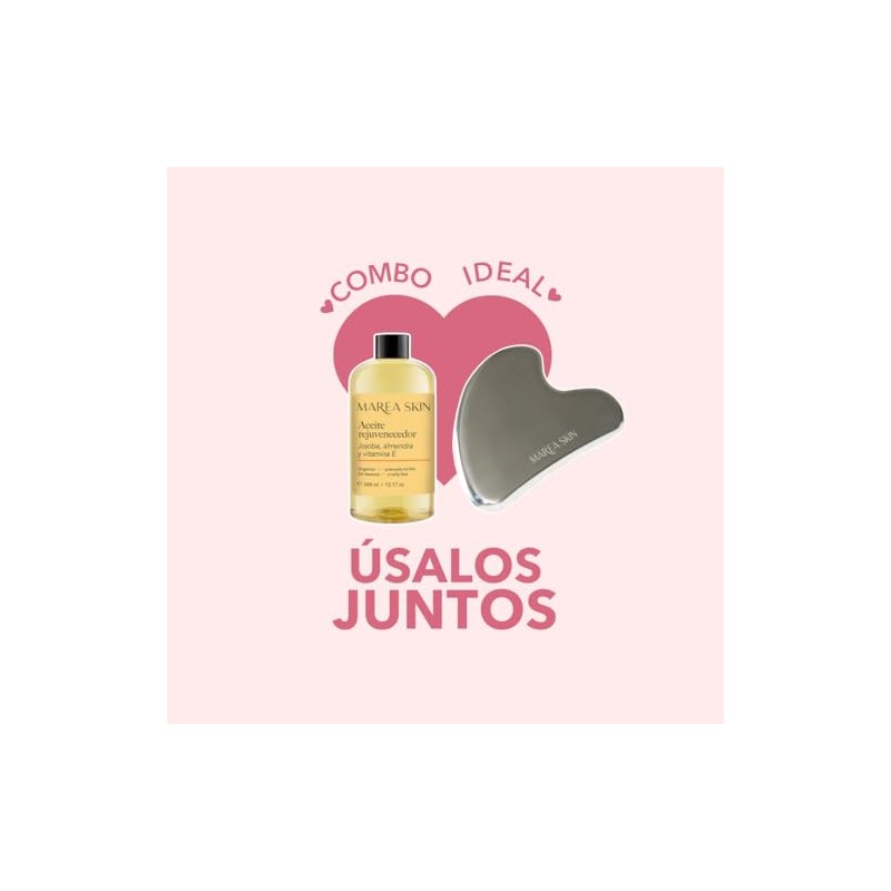 Gua Sha Marea Skin de Acero Inoxidable, Scraping | Tonifica