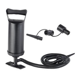 PEARL Hand Pump Air Mattress: Double Action Hand Air Pump with 4 Outlet Nozzles, 2 x 0.7 L Pump Capacity (Air Pump Air Mattress, Hand Air Pump, Air Mattress, Inflatable)