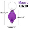 LEPEVNEY Keyring Torch Mini UV LED Keychain Flashlight Money Detector