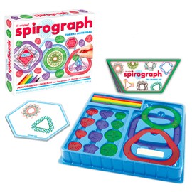Party town Spirograph Fun Shapes | Felt Tip Pens for Children | Drawing Set | Craft Set for Girls of 8 Years | Crafts for Children | Children from 8 Years