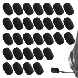 SULIUDAJI Pack of 30 Microphone Wind Protection Cover, Pop Protection Microphone, Foam Microphone, Dustproof Mic Cover, Foam Pop Protection Microphone With Good Elasticity Contractility