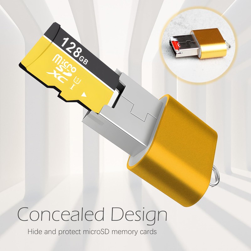 [3 Pack] Micro SD Card Reader for Android,Micro SD Card