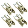 Gooeap 4 Pack 2" Ratchet Steel with Finger J Hook
