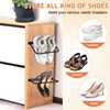 FACULX 3-Pack Foldable RV Shoe Rack, Aluminum Hanging Shoe Organizer,