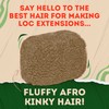 Locsanity Afro Kinky 100% Bulk Natural Human Hair - Braiding