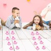 Ocosy 24Pcs Removable Easter Bunny Paw Prints Rabbit Paw Print