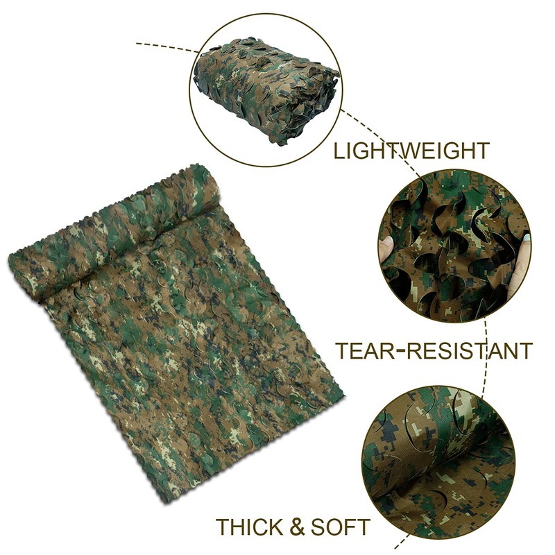 WINWAY Red de camuflaje de camuflaje a granel, red de