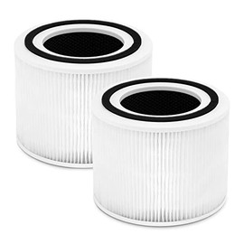 Core 300 Replacement Filter Compatible with Levoit Core 300,3 in 1 Pre-Filter,H13 True HEPA,Carbon Filter,Part Core 300-RF,Core 300S,Core P350,P350-RF,2 Pack
