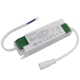 GreenSo 40 W Transformer, LED Driver, Power Supply AC200-240 V and DC27-40 V, 1000 mA Constant Current Transformer for 60 x 60 cm 62 x 62 cm 120 x 30 cm LED Panel Light GS-PA40A02-1000 TÜV CE SAA RoHS Certificates (Pack of 1)
