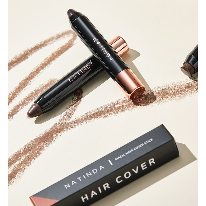 Self-washed hair dyeing stick for applying gray hair gray hair