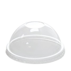 Karat C-KDL96-PET 96mm Diameter 6,10 oz Food Container Dome Lids (Case of 1000)