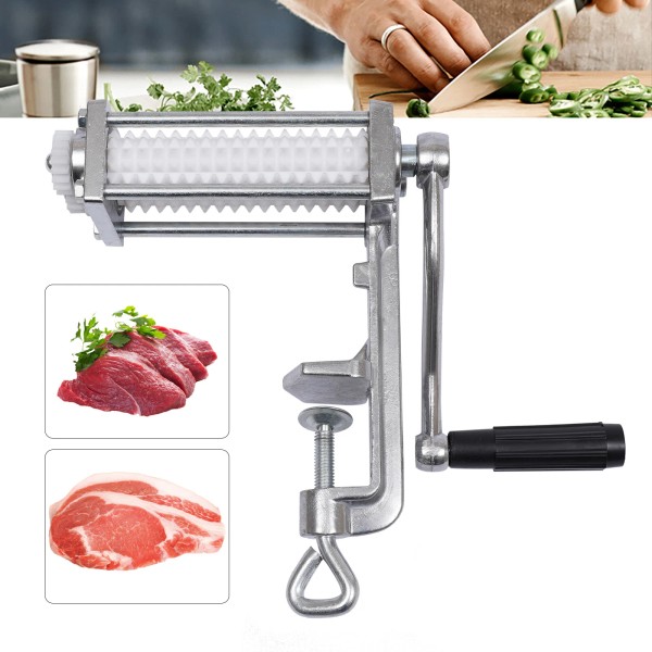 Unbranded Meat Tenderizer Cuber Steak Machine Hand Crank Flatten Kitchen