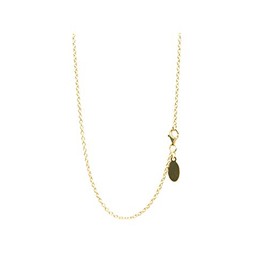 Sterling Silver 18k YELLOW GOLD VERMEIL Trace Pendant Chain Heavier Weight 2mm Wide 16-18 inch COMBO