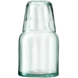 LSA Mia Carafe & Tumbler 0.95L Recycled/Part Optic | 1 Unit | Recycled Glassware | MZ21