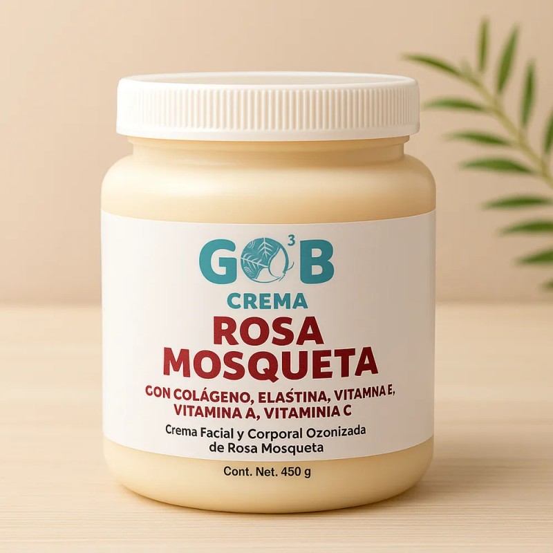 Crema De Rosa Mosqueta Ozonizada - Gob - 450 G