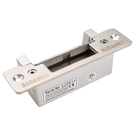 UHPPOTE ANSI Standard Heavy Duty Stainless Steel Finish Electric Strike Door Lock for Access Control Cylindrical Locksets - Input Voltage 24VDC